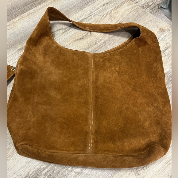 Claudia Firenze Suede Slouchy Hobo Bag Made in Italy - Picture 4 of 4